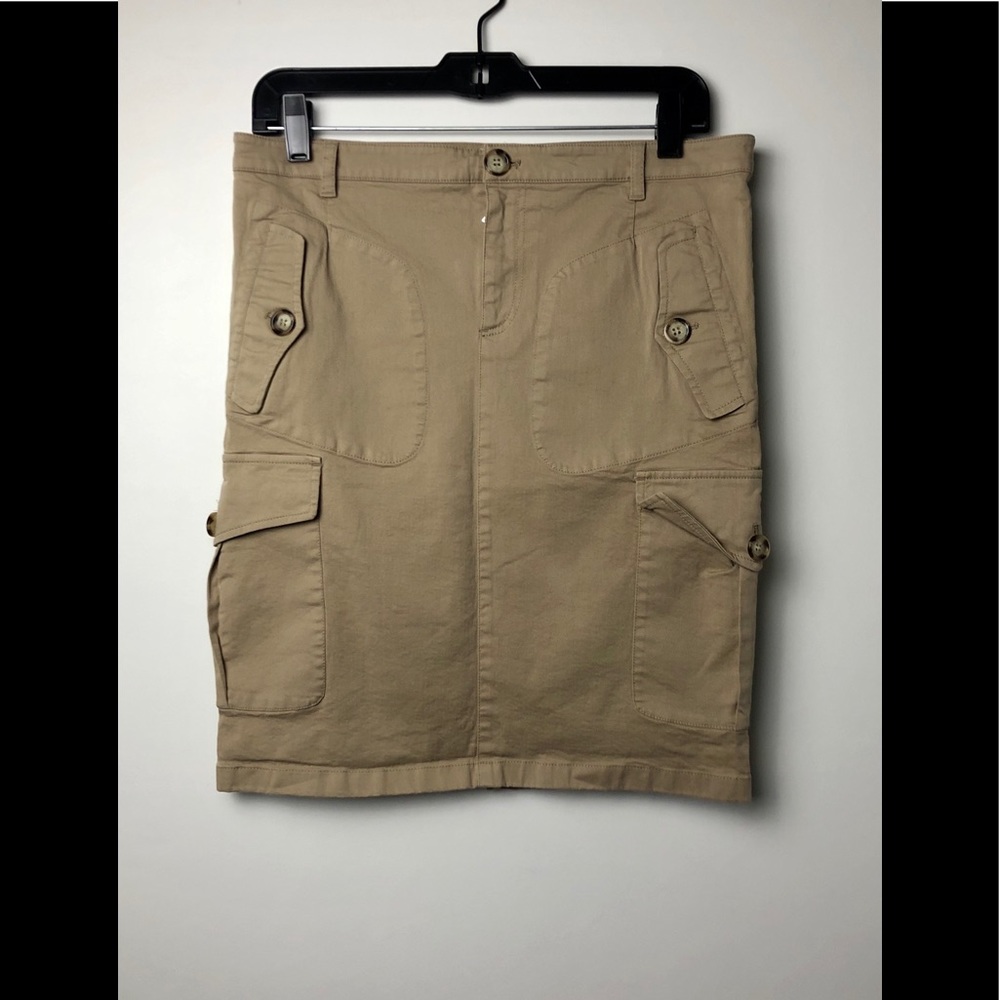 RETRO 2010 PRADA Khaki Cargo Skirt